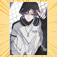 Плакат А3 Аніме Yamada-kun to Lv999 no Koi wo Suru / Закохалася Lv999 в Ямаду 019