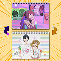 Скетчбук А5 48 арк. 150 гр.м² Yamada-kun to Lv999 no Koi wo Suru / Закохалася Lv999 в Ямаду 008