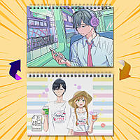 Скетчбук А5 48 арк. 150 гр.м² Yamada-kun to Lv999 no Koi wo Suru / Закохалася Lv999 в Ямаду 011