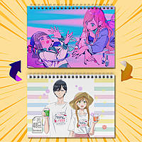 Скетчбук А5 48 арк. 150 гр.м² Yamada-kun to Lv999 no Koi wo Suru / Закохалася Lv999 в Ямаду 012