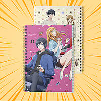 Зошит А5 48 арк. на пружині у клітинку 60 гр.м² Yamada-kun to Lv999 no Koi wo Suru / Закохалася Lv999 в Ямаду