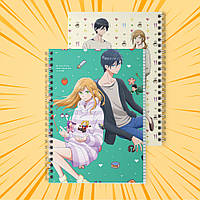 Зошит А5 48 арк. на пружині у клітинку 60 гр.м² Yamada-kun to Lv999 no Koi wo Suru / Закохалася Lv999 в Ямаду 002