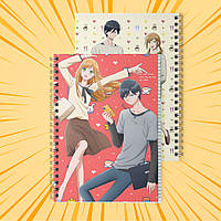 Зошит А5 48 арк. на пружині у клітинку 60 гр.м² Yamada-kun to Lv999 no Koi wo Suru / Закохалася Lv999 в Ямаду 003
