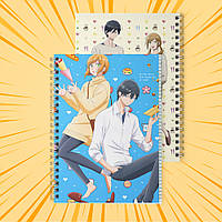 Зошит А5 48 арк. на пружині у клітинку 60 гр.м² Yamada-kun to Lv999 no Koi wo Suru / Закохалася Lv999 в Ямаду 004