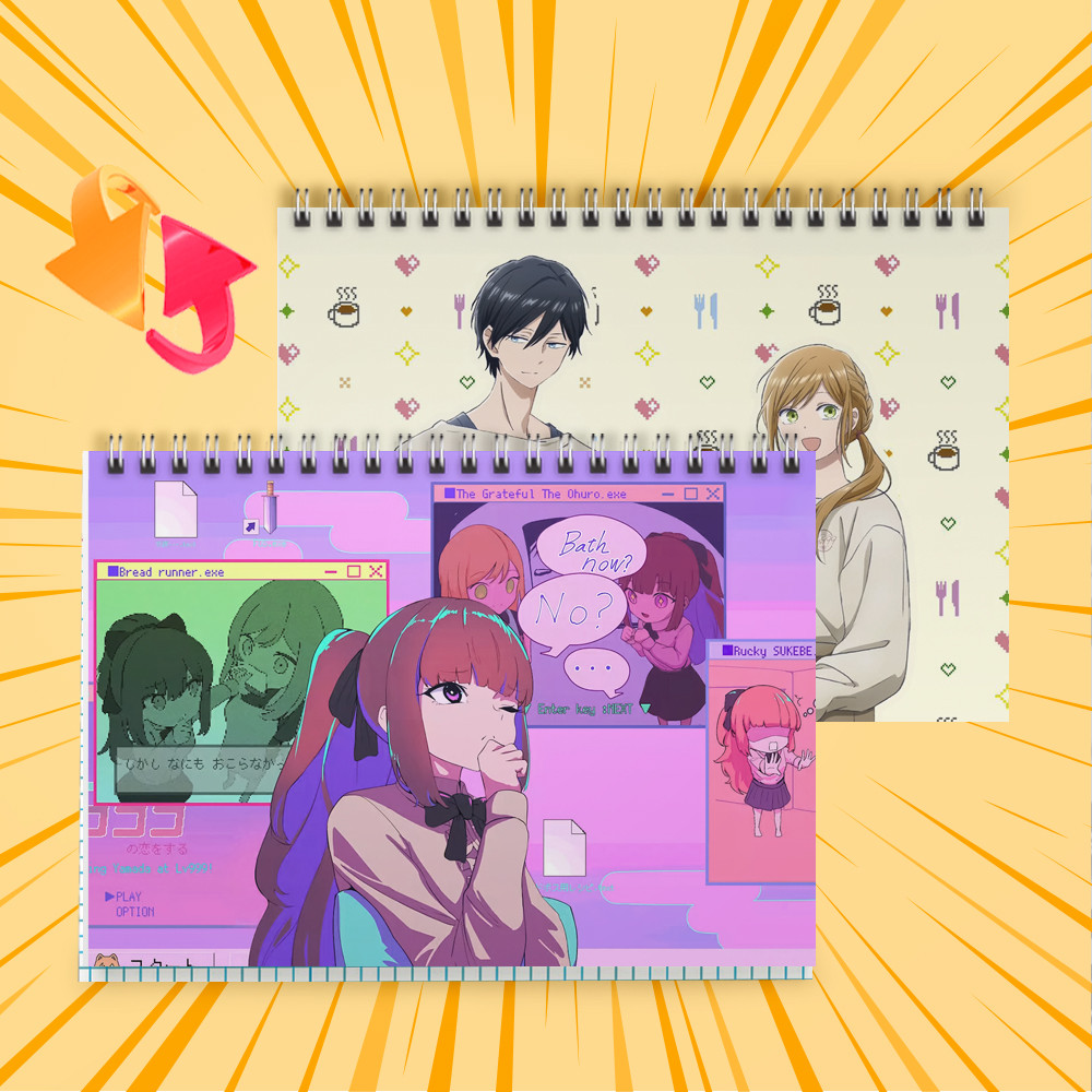 Зошит А5 48 арк. на пружині у клітинку 60 гр.м² Yamada-kun to Lv999 no Koi wo Suru / Закохалася Lv999 в Ямаду 008