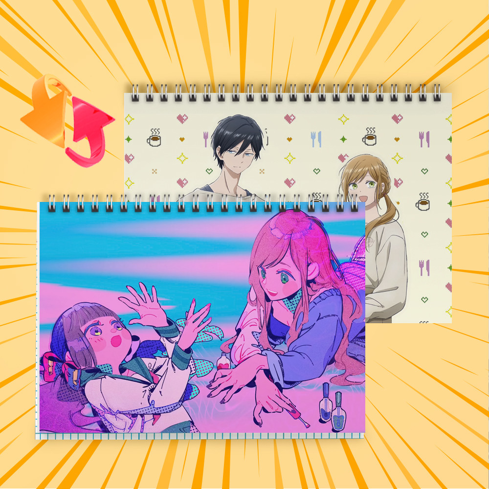 Зошит А5 48 арк. на пружині у клітинку 60 гр.м² Yamada-kun to Lv999 no Koi wo Suru / Закохалася Lv999 в Ямаду 012