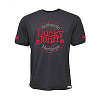 Футболка Lucky John р. XXL Сірий (AM-156-05XXL)