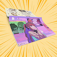 Зошит А5 48 арк. на скобі у клітинку 60 гр.м² Yamada-kun to Lv999 no Koi wo Suru / Закохалася Lv999 в Ямаду 008