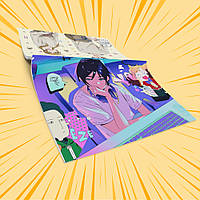 Зошит А5 48 арк. на скобі у клітинку 60 гр.м² Yamada-kun to Lv999 no Koi wo Suru / Закохалася Lv999 в Ямаду 010