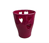 Горщик для квітів керамічний Орхідейниця глянець "Слива" 1.5 літра