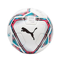 Мяч футбольный team FINAL 21.1 FIFA Quality Pro Ball Puma 083236-01 белый, синий, красный № 5, Land of Toys