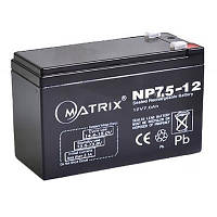 Батарея к ИБП Matrix 12V 7.5AH (NP7.5_12) мрія(М.Я)