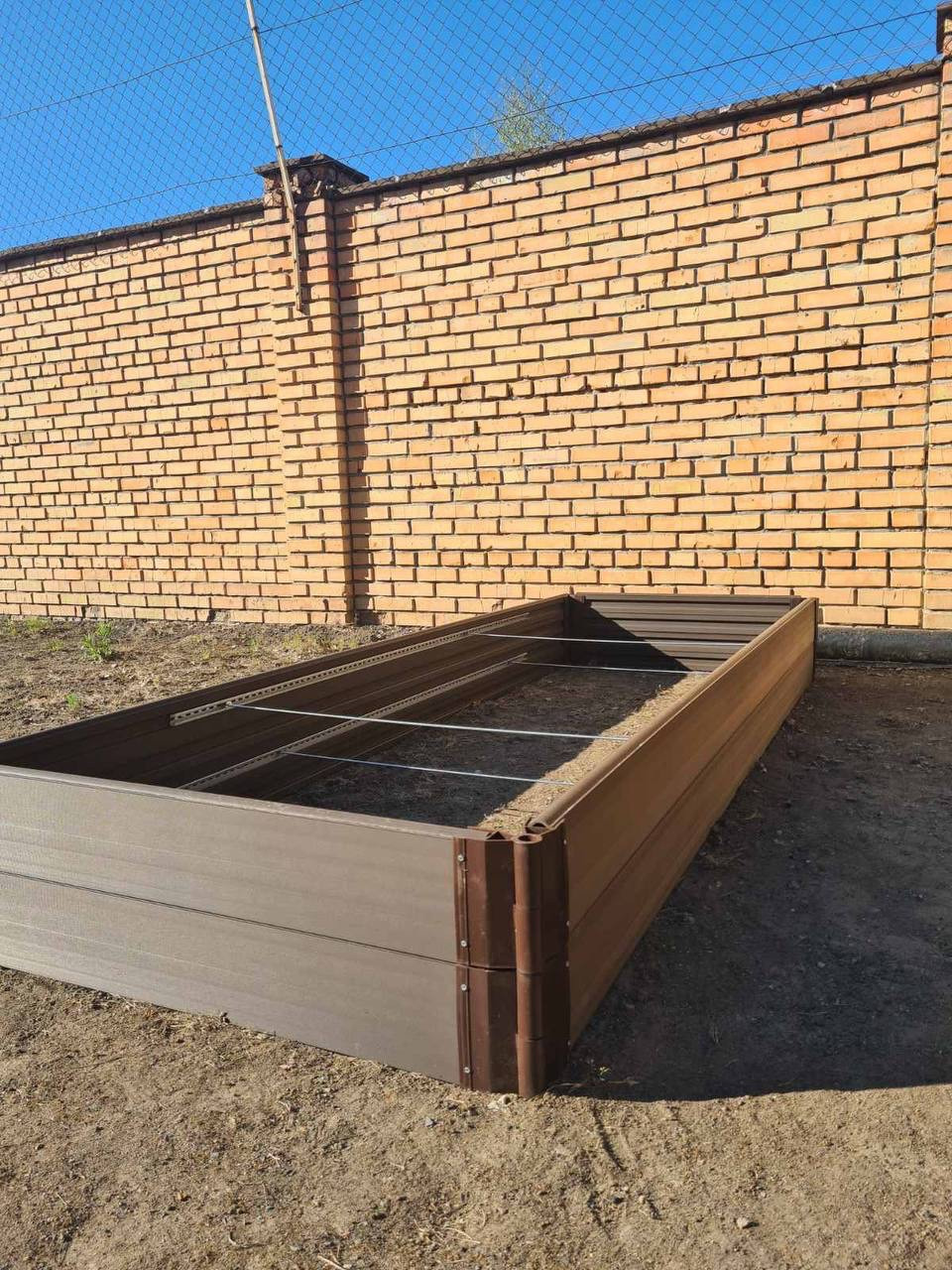 Садова тепла грядка ДПК 3000 х 1000 х 480 мм, фото 1