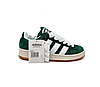 Жіночі кросівки Adidas Campus 00S Grey Black кеди Адідас Кампус зелені з білим замшеві весна осінь, фото 3