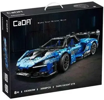 Конструктор Cada Klocki plastikowe Make Your Bricks Move Pojazd Dark Knight GTR C63003W