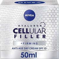 Крем для лица Nivea Hyaluron Cellular SPF15 дневной с гиалуроновой кислотой 50мл (4005900134264) мрія(М.Я)
