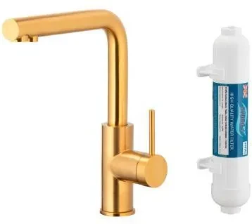 Кухонний змішувач Kfa Armatura Duero Pure Basic Gold Z Filtrem Hydro+ 662391231, фото 1