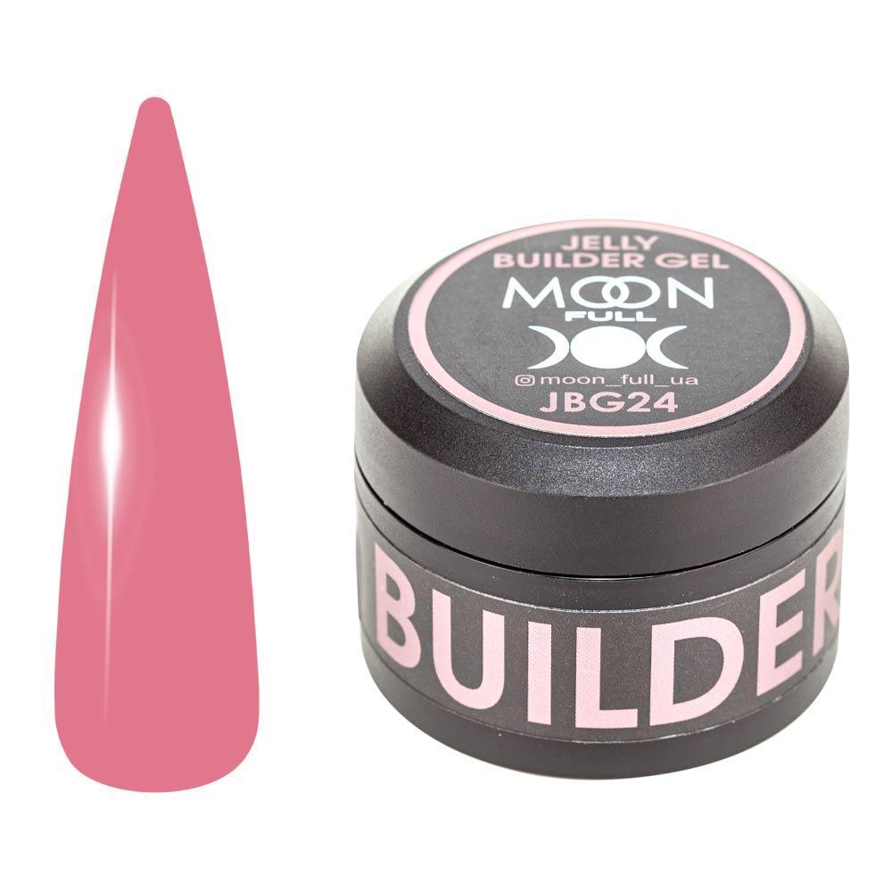 Гель-желе для нарощування нігтів Moon Full Jelly Builder Gel №24, 30 мл