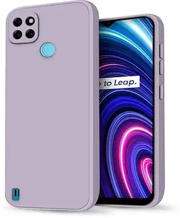 Чохол софт-тач покриттям Full Soft Case для Realme C21Y / C25Y / Realme C21Y / C25Y Silicone Case Full (Бузковий)