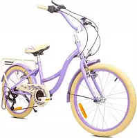 Велосипед Sun Baby Rowerek Dziecięcy Flower Bike 20 Cali Dla Dziewczynki Lawendowy