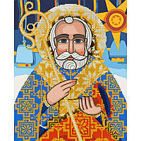 Картина по номерам с алмазной мозаикой Святой Николай 40*50 см Santi (954695) z118-2024