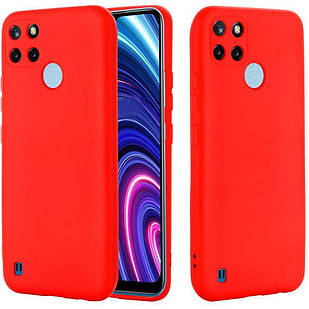 Чохол софт-тач покриттям Full Soft Case для Realme C21Y / C25Y / Realme C21Y / C25Y Silicone Case Full (Червоний)