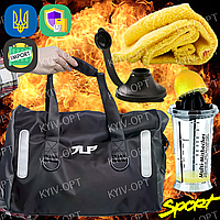 Спортивная сумка Сумка для спортзала черная Сумка для фитнеса Сумка для тренировок Сумка для спорта спорт зала
