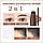 Оригінал. Штамп для брів + 10 трафаретів - Мікроблейдинг - Пудровий татуаж - P.TWO.P. - dark brown, фото 6