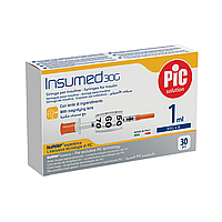 Шприцы инсулиновые Инсумед 1 мл (Insumed 1 ml) 30G - 1 упаковка