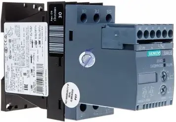 Електроустаткування Siemens Softstart 3-fazowy 200-480v ac 12.5a 5.5kw/400v 24v ac/dc s00 ip20 45/95/150mm sirius 3RW3017-1BB04