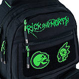 Рюкзак Kite Education teens Rick and Morty 42x29x17 см, 17 л, чорний (RM24-2587M), фото 10