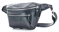 Кожаная поясная сумка Skin and Skin Bum Bag 30х17х8 см Черная (WB05BL) z118-2024