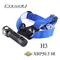 Convoy H3 - налобный фонарь Cree XHP50.3 HI, 1x21700, 2000 люмен USB Type-C
