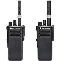 Комплект из 2 шт цифровых раций Motorola DP4400e UHF 2450 мАч z118-2024