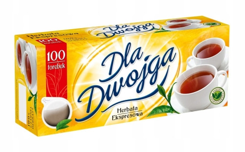 Чай чорний пакетиках Dla Dwojga 140 г (100 шт.), Польща