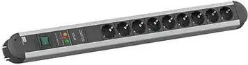 Подовжувач Bachmann 331.072 listwa zasilająca Primo 9 x gniazd wtykowych ze stykiem ochronnym z pełną ochroną urządzenia, 1 x