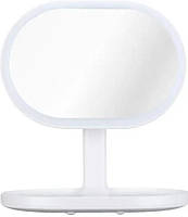 Овальное косметическое зеркало с LED подсветкой на ножке RD-89 Настольное зеркало для макияжа «T-s»