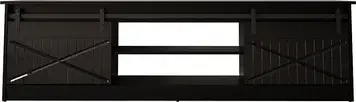 Тумба під телевізор Cama Meble Szafka Rtv Granero 200X56,7X35 Black Poł 12464550