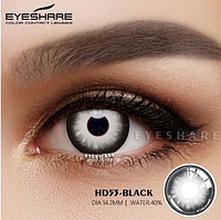 Лінзи аніме, Найкращі контактні лінзи HD53 BLACK EYESHARE Чорні лінзи для очей UIO