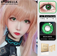 Корейські косметичні лінзи для краси BELLA-GREEN Відтінкові крейзи лінзи QWE