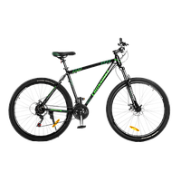 CrossBike Велосипед CrossBike Everest 27.5" 17" Чёрный-Зеленый