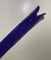 Молния YKK потайная скрытая 25 см цвет фиолетовый 029