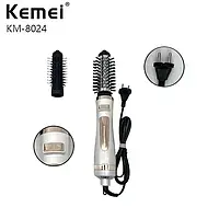 Фен-щетка для сушки и укладки волос KM-8024