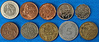 Набор монет "Монеты стран Африки" 10 монет - 10 стран