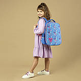 Рюкзак GoPack Education напівкаркасний Be You 38x28x13 см, 15 л, блакитний (GO24-165M-4), фото 11