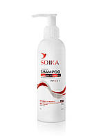Тонизирующий шампунь "Очищение и увлажнение" для жирного типа волос Soika 300 мл