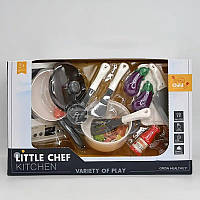 Игровой набор Kitchen Плита с посудой 13 элементов Multicolor (125619) SK, код: 8332559