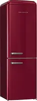 Холодильник Gorenje ONRK619DR Retro 194 cm Czerwona