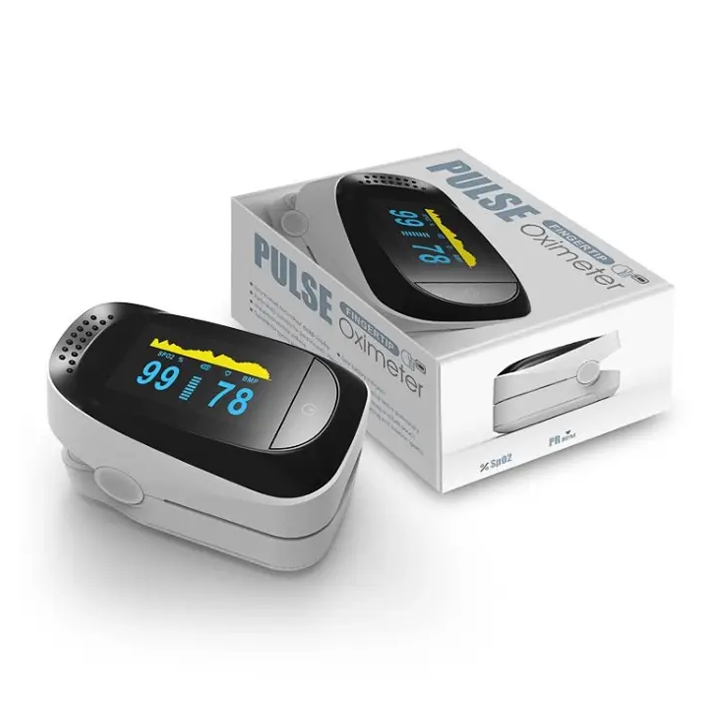 Портативний пульсоксиметр на палець IMDK Medical A2 Original OLED із сертифікатом без батарейок, фото 1