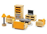 Дерев'яні меблі для ляльок Вітальня Viga Toys PolarB 44037, фото 2